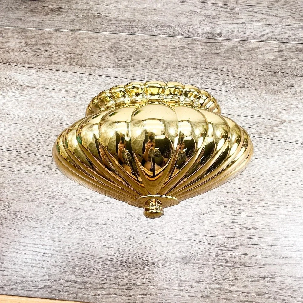 Ornate Gold Wall Shelf - Homco Pocket Shelf